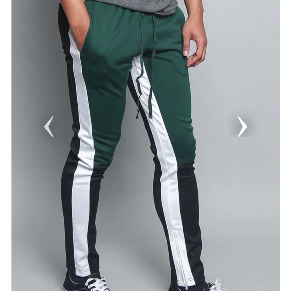 EPTM Men’s Color Block Jogger Slim Drawstring Track Pants Streetwear Trendy S - Picture 5 of 12
